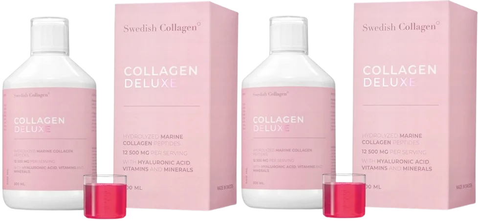 2 x Swedish Nutra Hydrolizowany Kolagen 500ml - Skóra Włosy Paznokcie Ścięgna