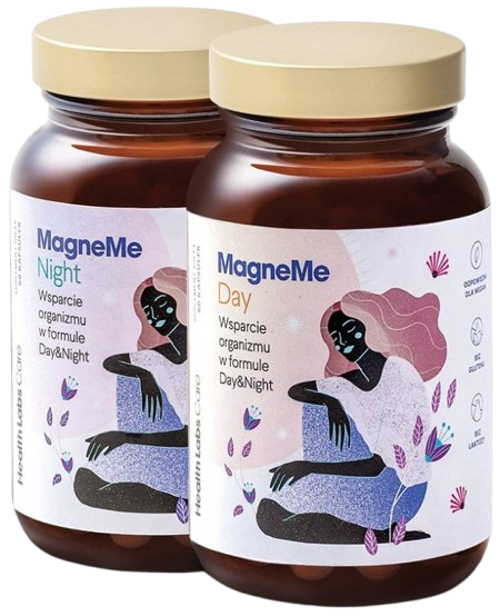 HealthLabs MagneMe 120 kapsułek - Układ Nerwowy Redukcja Stresu Napięcia