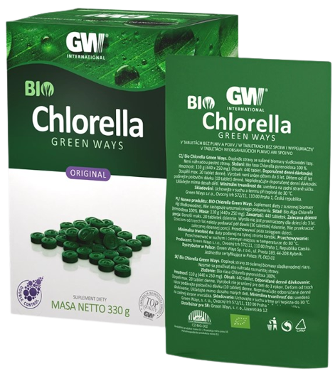 BIO CHLORELLA tabletki, Green Ways