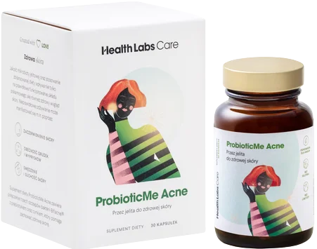 Health Labs Care ProbioticMe Acne 30 kapsułek - Mikrobiom Jelit Skóra