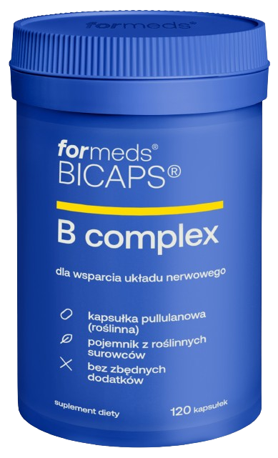 ForMeds BICAPS B COMPLEX 60 kapsułek – Zmęczenie Układ Nerwowy Odporność Serce